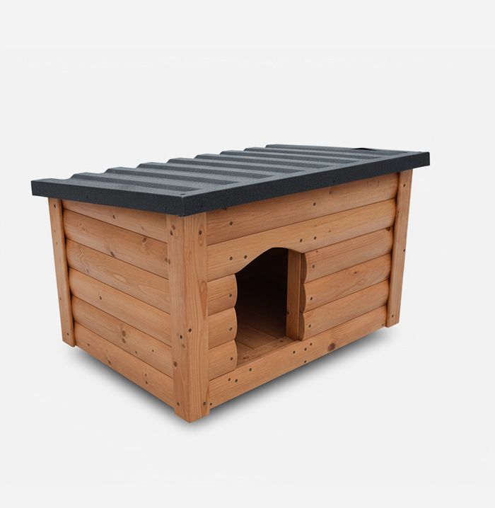 Будка для маленькой собаки не утеплена односкатная