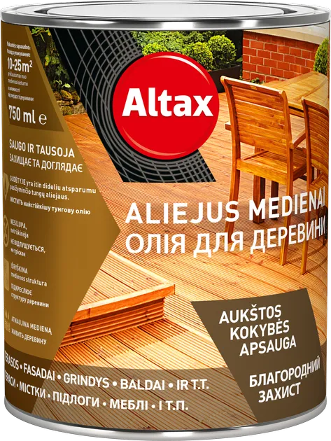 Altax масло 750мл антрацит Altaxin масло