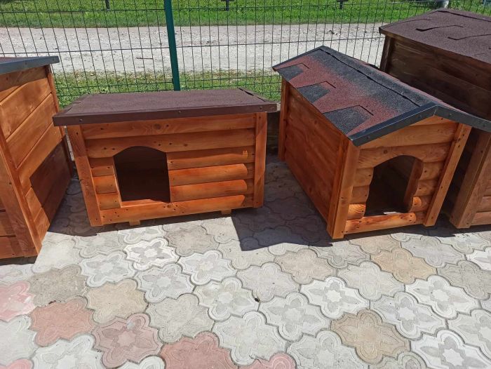 Будка для маленького собаки утеплена класична SvitDereva
