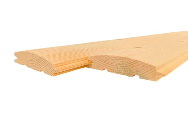 Блок-хаус Смерека 100 мм 22 мм 5 м