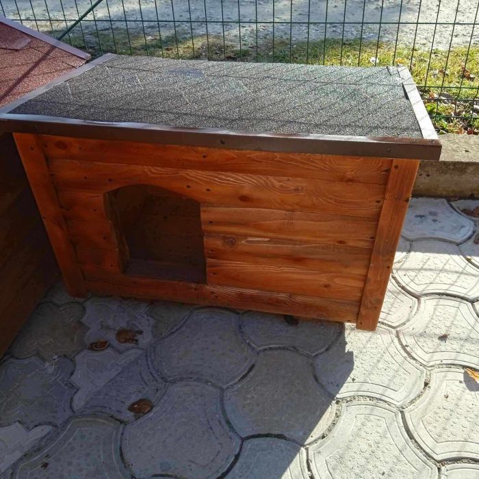 Будка для маленькой собаки утепленная односкатная