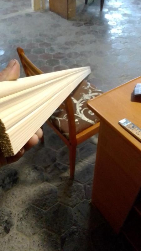 Наличник из дерева 90мм фигурный ель 2,2м