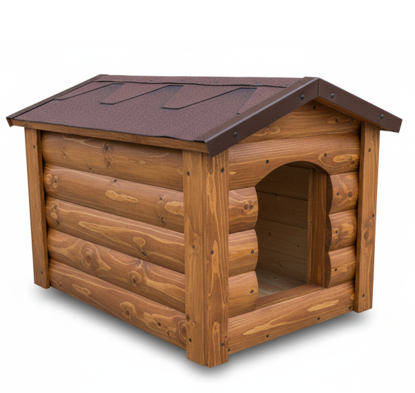 Собачья будка утепленная классическая SvitDereva