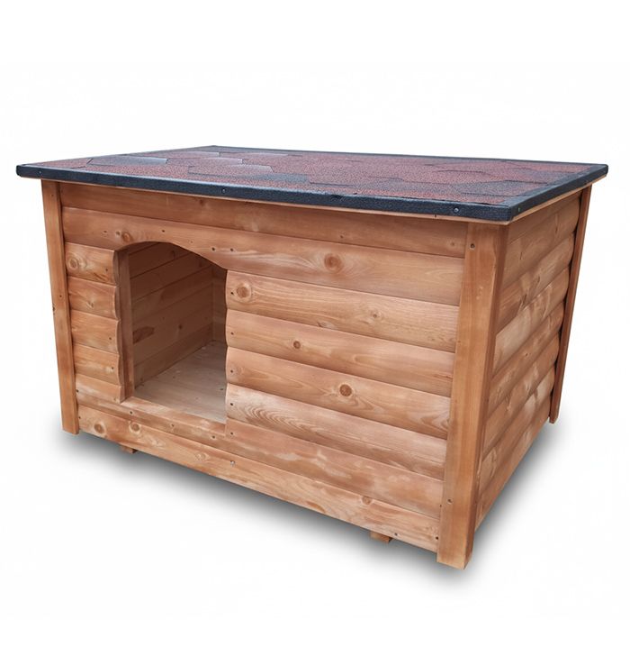 Будка для большой собаки не утеплена односкатная